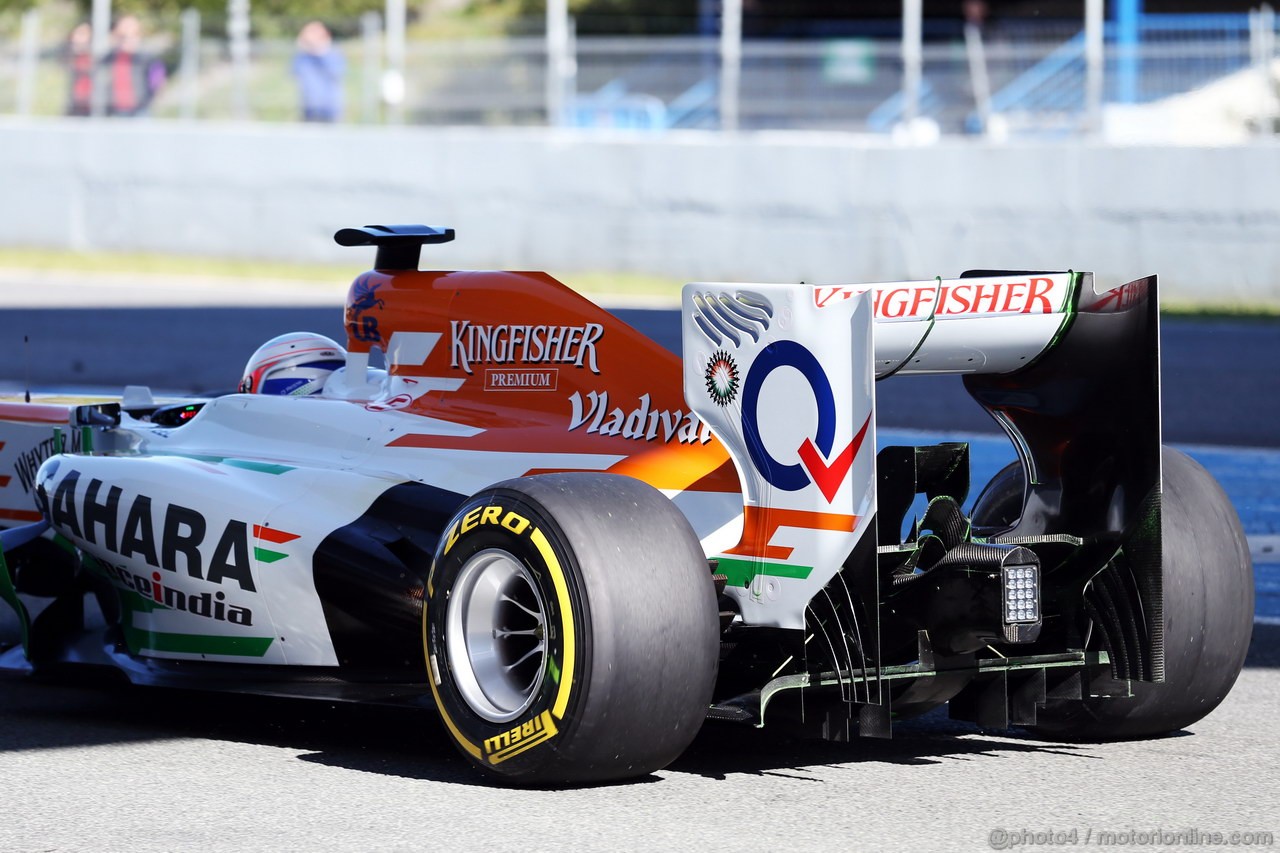 JEREZ TEST FEBBRAIO 2013, Paul di Resta (GBR) Sahara Force India VJM06 rear diffuser.
06.02.2013. 