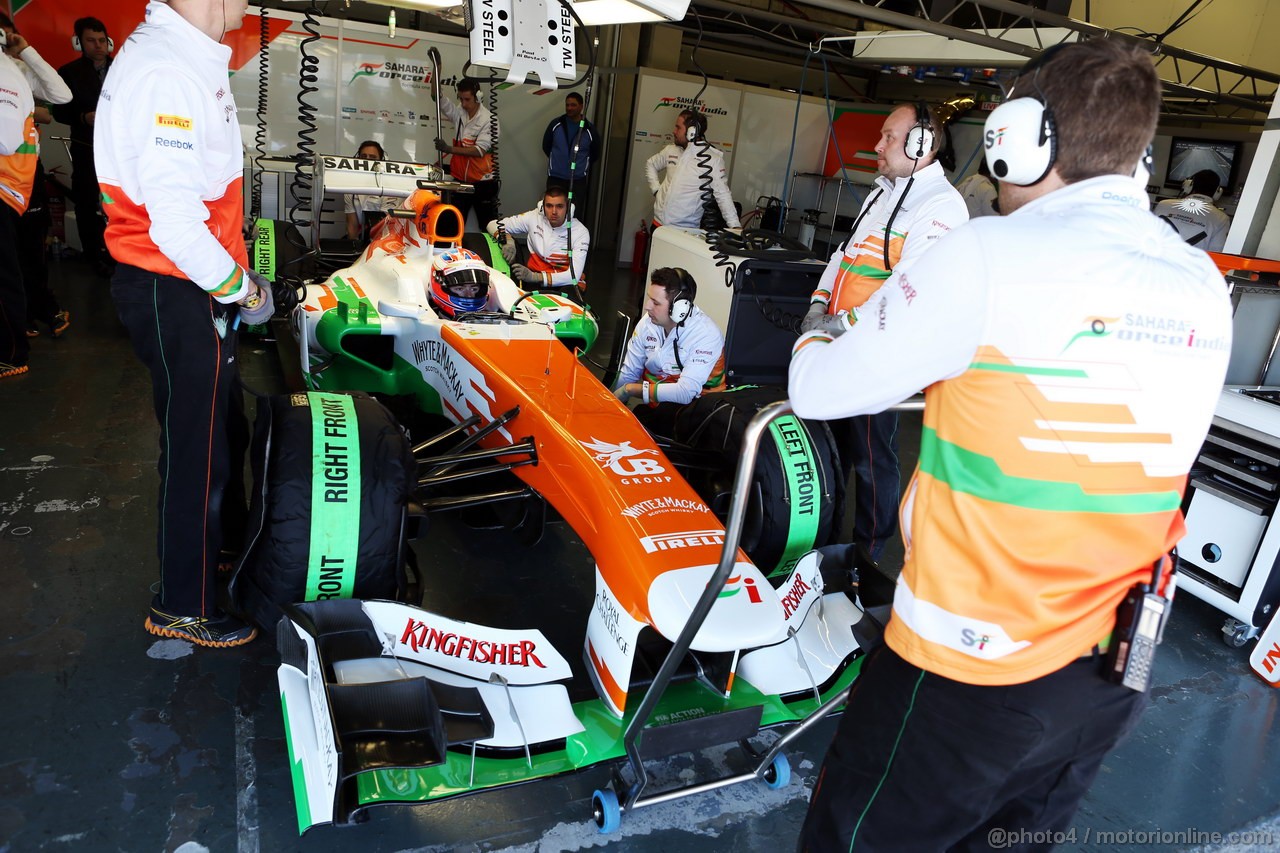 JEREZ TEST FEBBRAIO 2013, Paul di Resta (GBR) Sahara Force India VJM06.
06.02.2013. 