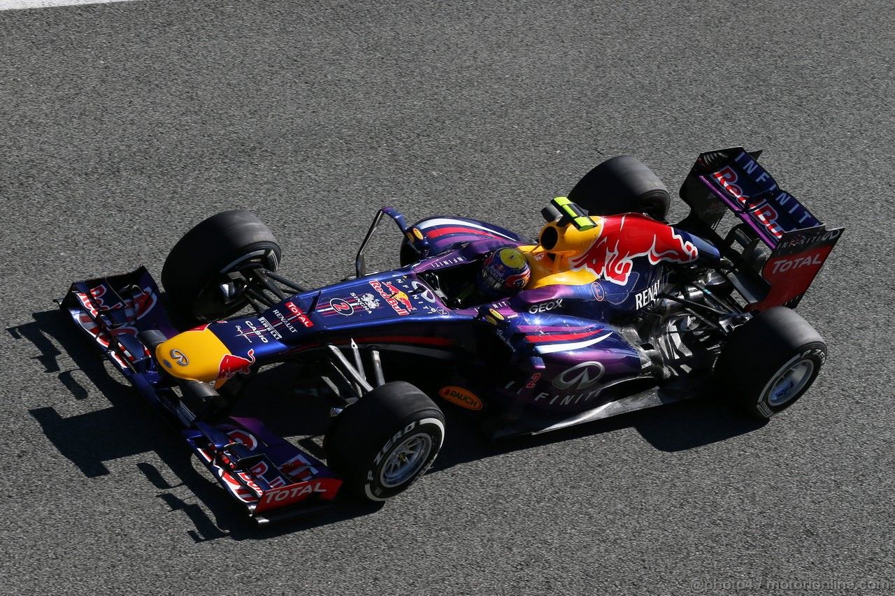 JEREZ TEST FEBBRAIO 2013, Mark Webber (AUS) Red Bull Racing RB9.
06.02.2013. 