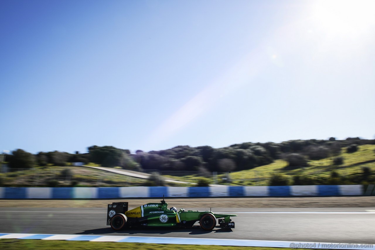 JEREZ TEST FEBBRAIO 2013, Giedo van der Garde (NLD) Caterham CT03.
06.02.2013. 