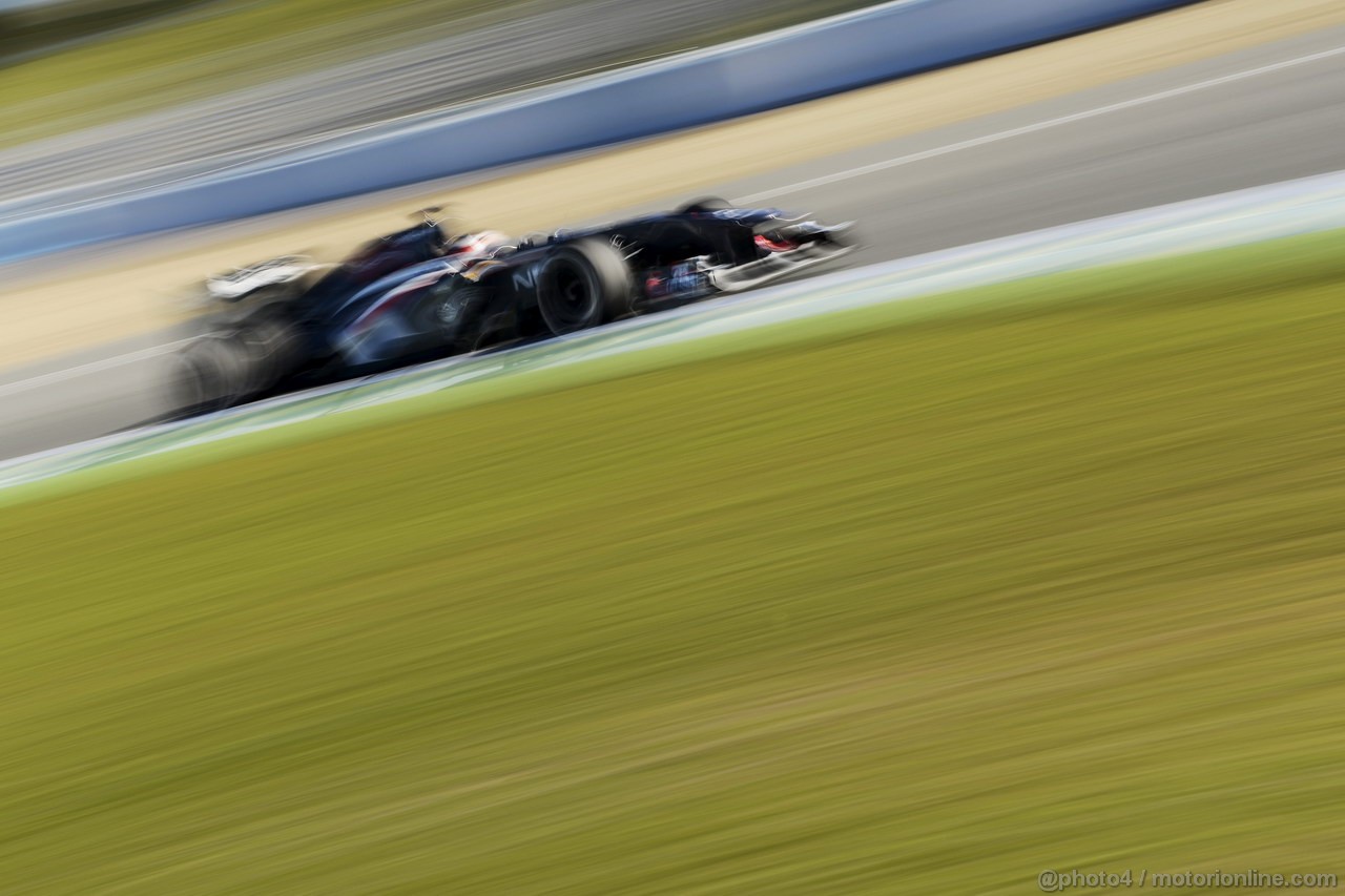 JEREZ TEST FEBBRAIO 2013, Pastor Maldonado (VEN) Williams FW34.
06.02.2013. 