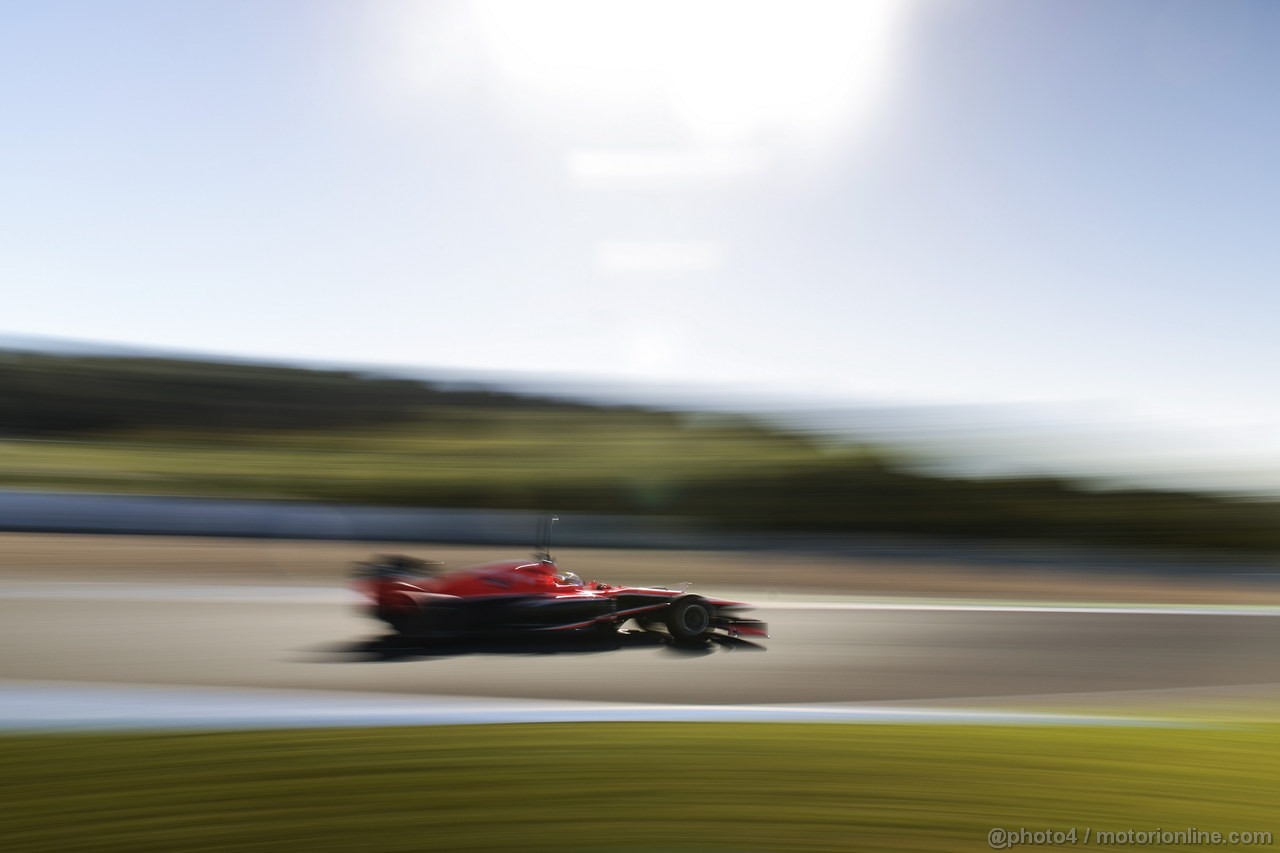 JEREZ TEST FEBBRAIO 2013, Luiz Razia (BRA) Marussia F1 Team MR02.
06.02.2013. 