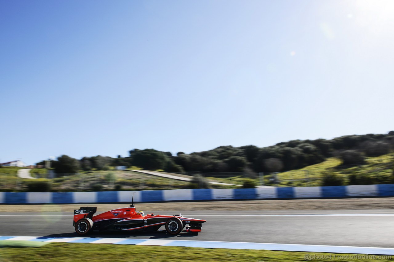 JEREZ TEST FEBBRAIO 2013, Luiz Razia (BRA) Marussia F1 Team MR02.
06.02.2013. 