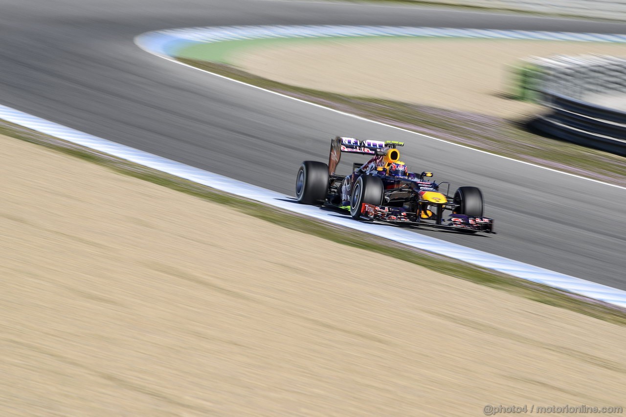 JEREZ TEST FEBBRAIO 2013, Mark Webber (AUS) Red Bull Racing RB9.
06.02.2013. 