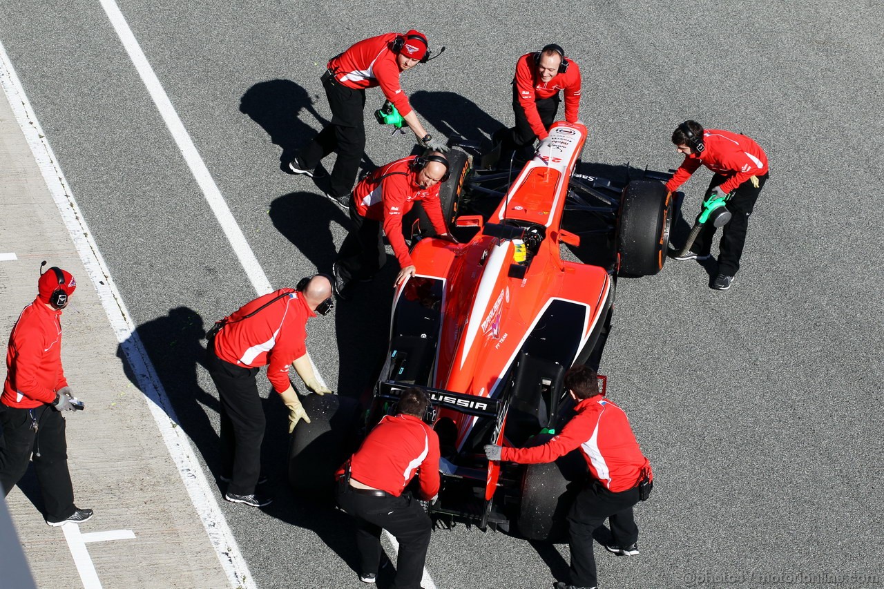 JEREZ TEST FEBBRAIO 2013, Luiz Razia (BRA) Marussia F1 Team MR02.
06.02.2013. 