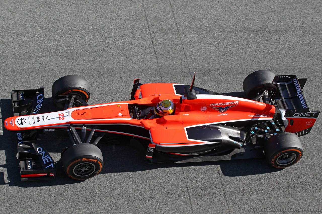 JEREZ TEST FEBBRAIO 2013, Luiz Razia (BRA) Marussia F1 Team MR02.
06.02.2013. 