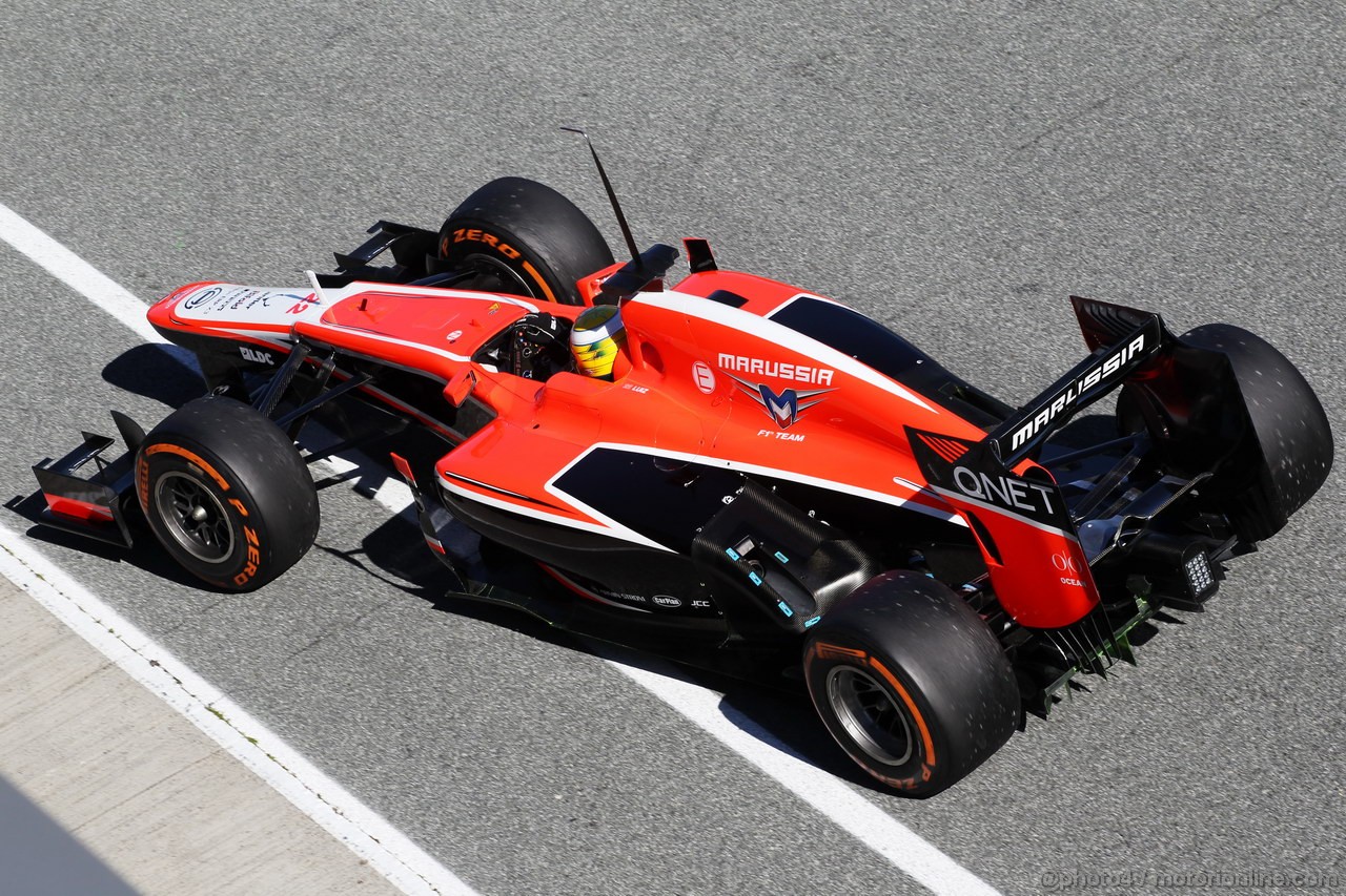 JEREZ TEST FEBBRAIO 2013, Luiz Razia (BRA) Marussia F1 Team MR02.
06.02.2013. 