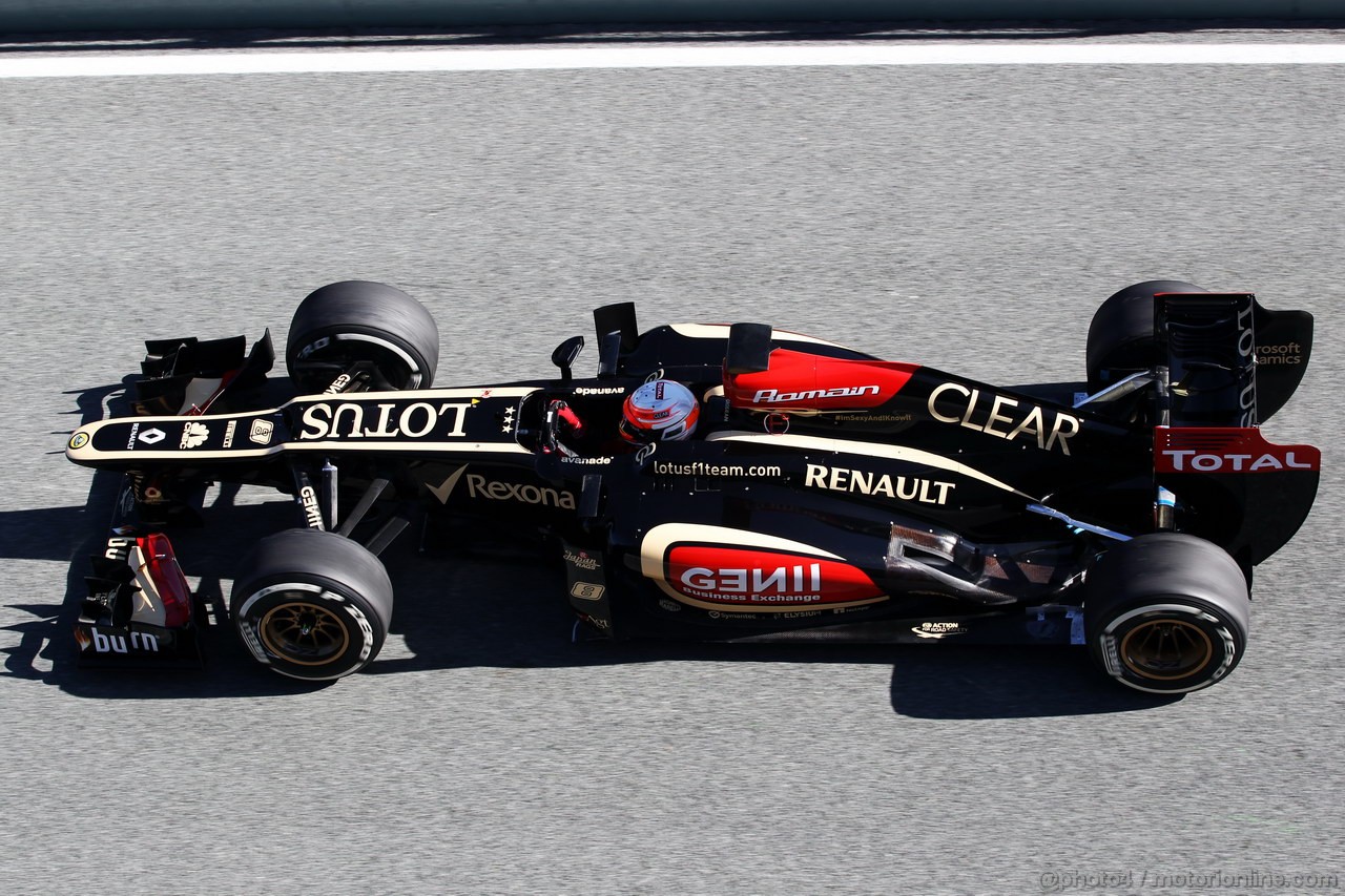 JEREZ TEST FEBBRAIO 2013, Romain Grosjean (FRA) Lotus F1 E21.
06.02.2013. 