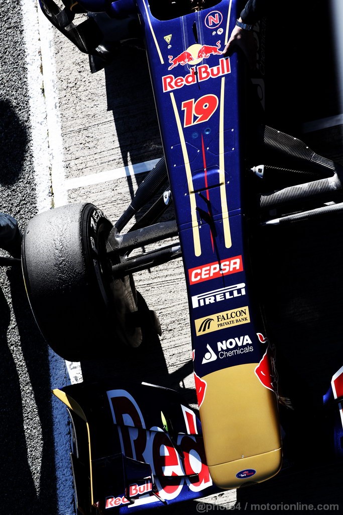 JEREZ TEST FEBBRAIO 2013, Scuderia Toro Rosso STR8.
06.02.2013. 