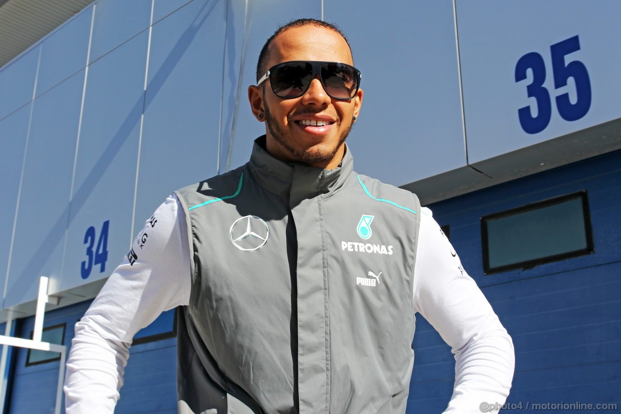 JEREZ TEST FEBBRAIO 2013, Lewis Hamilton (GBR) Mercedes AMG F1.
06.02.2013. 
