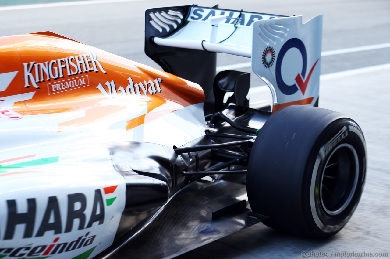 JEREZ TEST FEBBRAIO 2013, Sahara Force India F1 VJM06 rear suspension.
06.02.2013. 