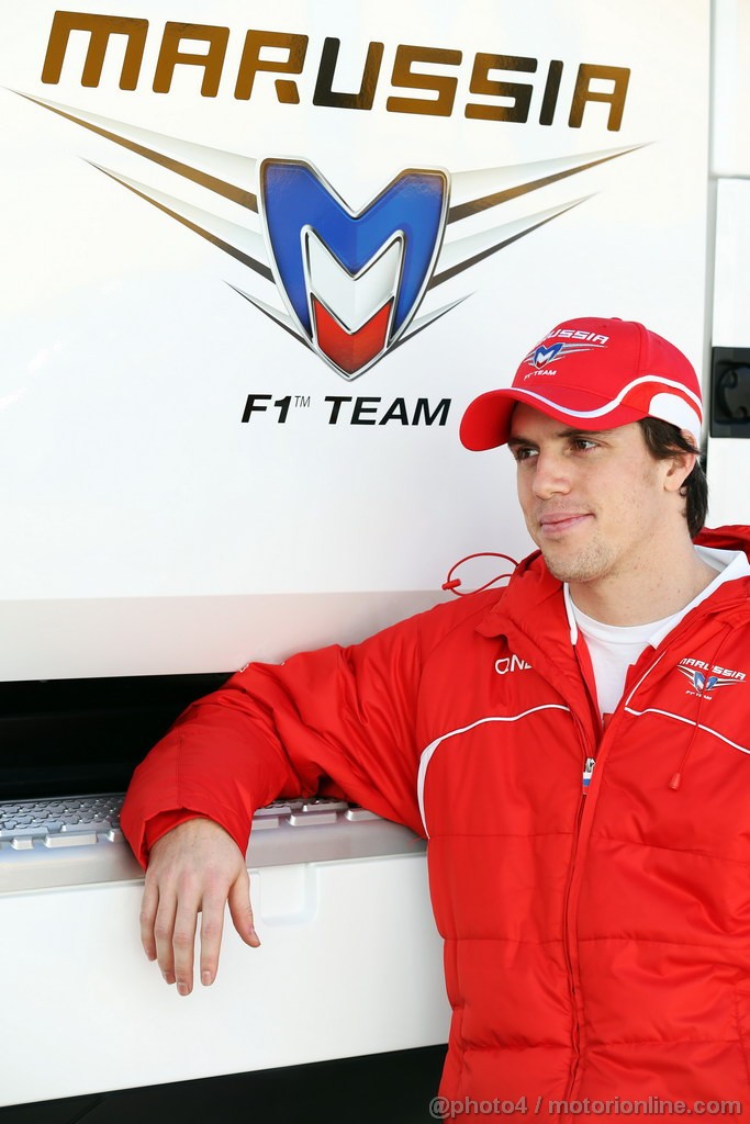 JEREZ TEST FEBBRAIO 2013, Luiz Razia (BRA) Marussia F1 Team.
06.02.2013. 