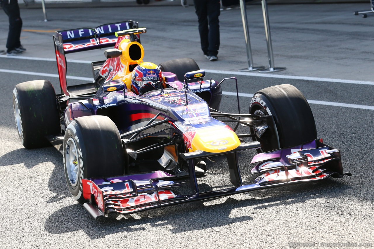 JEREZ TEST FEBBRAIO 2013, Mark Webber (AUS) Red Bull Racing RB9.
06.02.2013. 