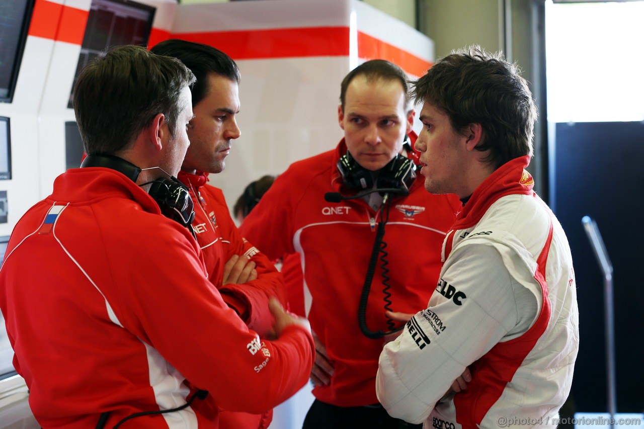 JEREZ TEST FEBBRAIO 2013, Luiz Razia (BRA) Marussia F1 Team.
06.02.2013. 