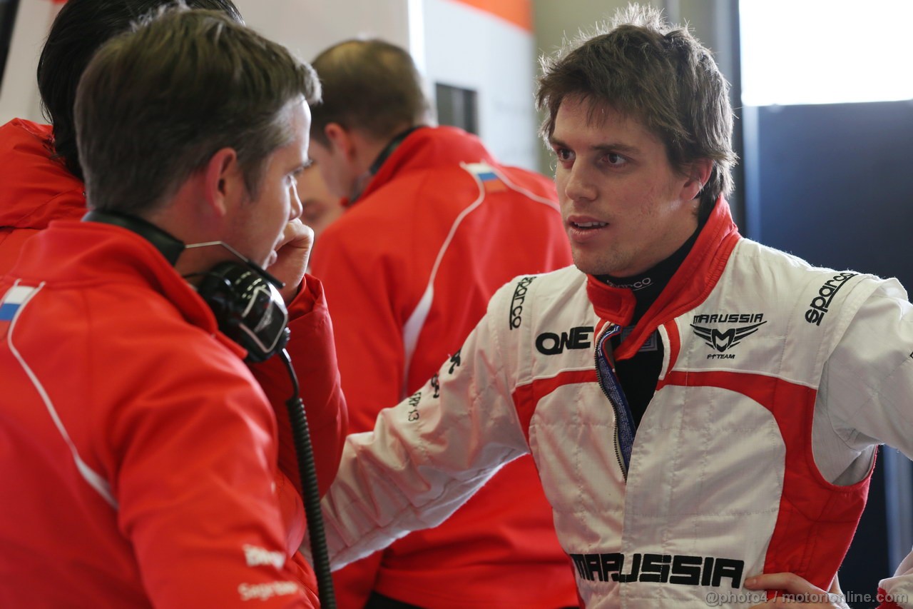 JEREZ TEST FEBBRAIO 2013, Luiz Razia (BRA) Marussia F1 Team.
06.02.2013. 