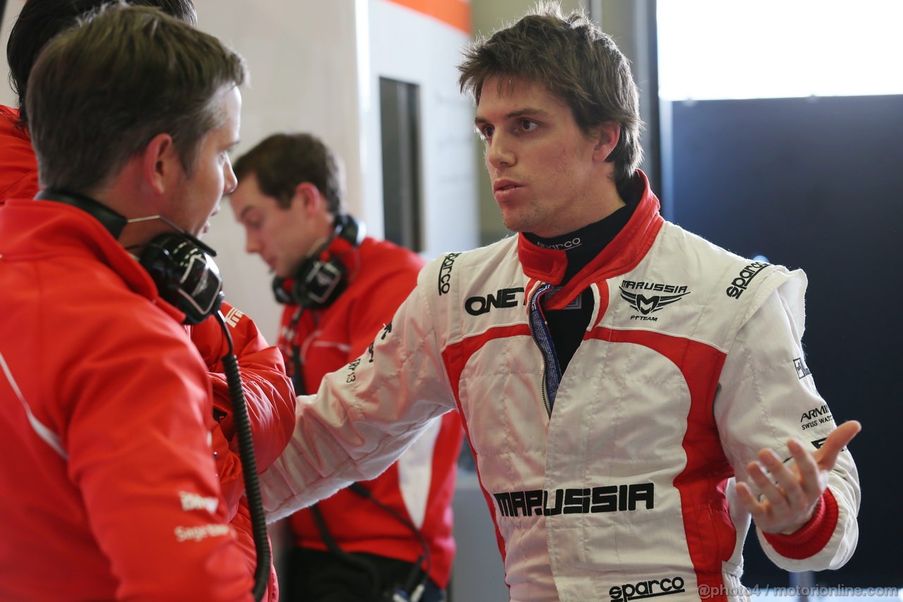 JEREZ TEST FEBBRAIO 2013, Luiz Razia (BRA) Marussia F1 Team.
06.02.2013. 