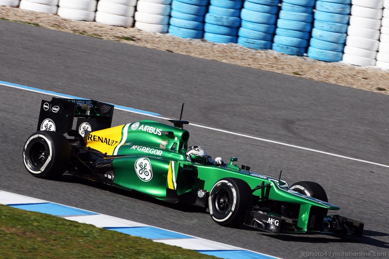 JEREZ TEST FEBBRAIO 2013, Giedo van der Garde (NLD) Caterham CT03.
06.02.2013. 