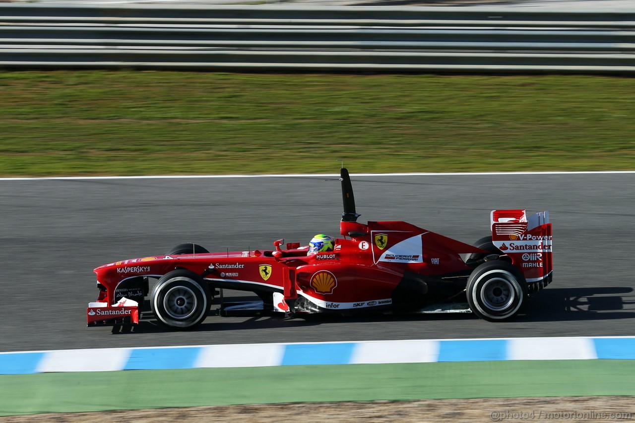 JEREZ TEST FEBBRAIO 2013, Felipe Massa (BRA) Ferrari F138.
06.02.2013. 