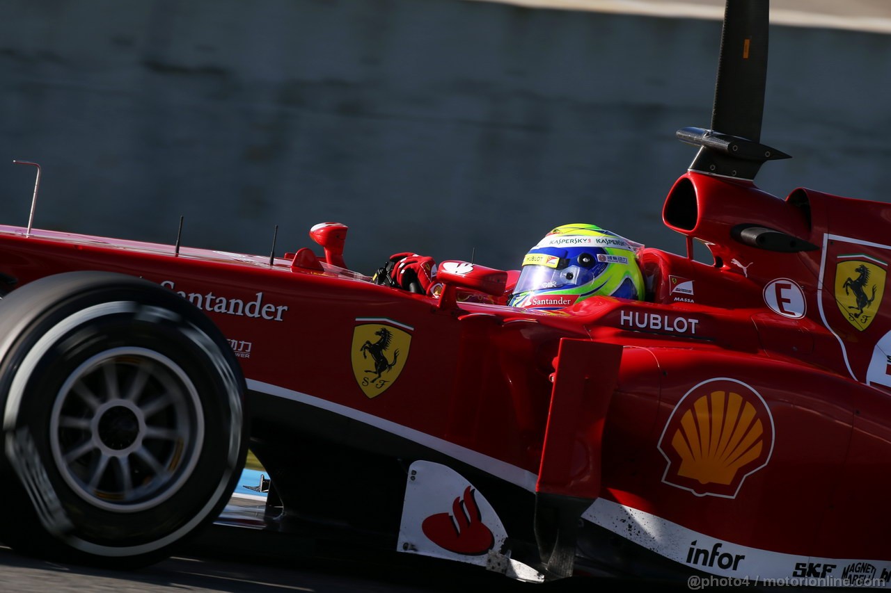 JEREZ TEST FEBBRAIO 2013, Felipe Massa (BRA) Ferrari F138.
06.02.2013. 