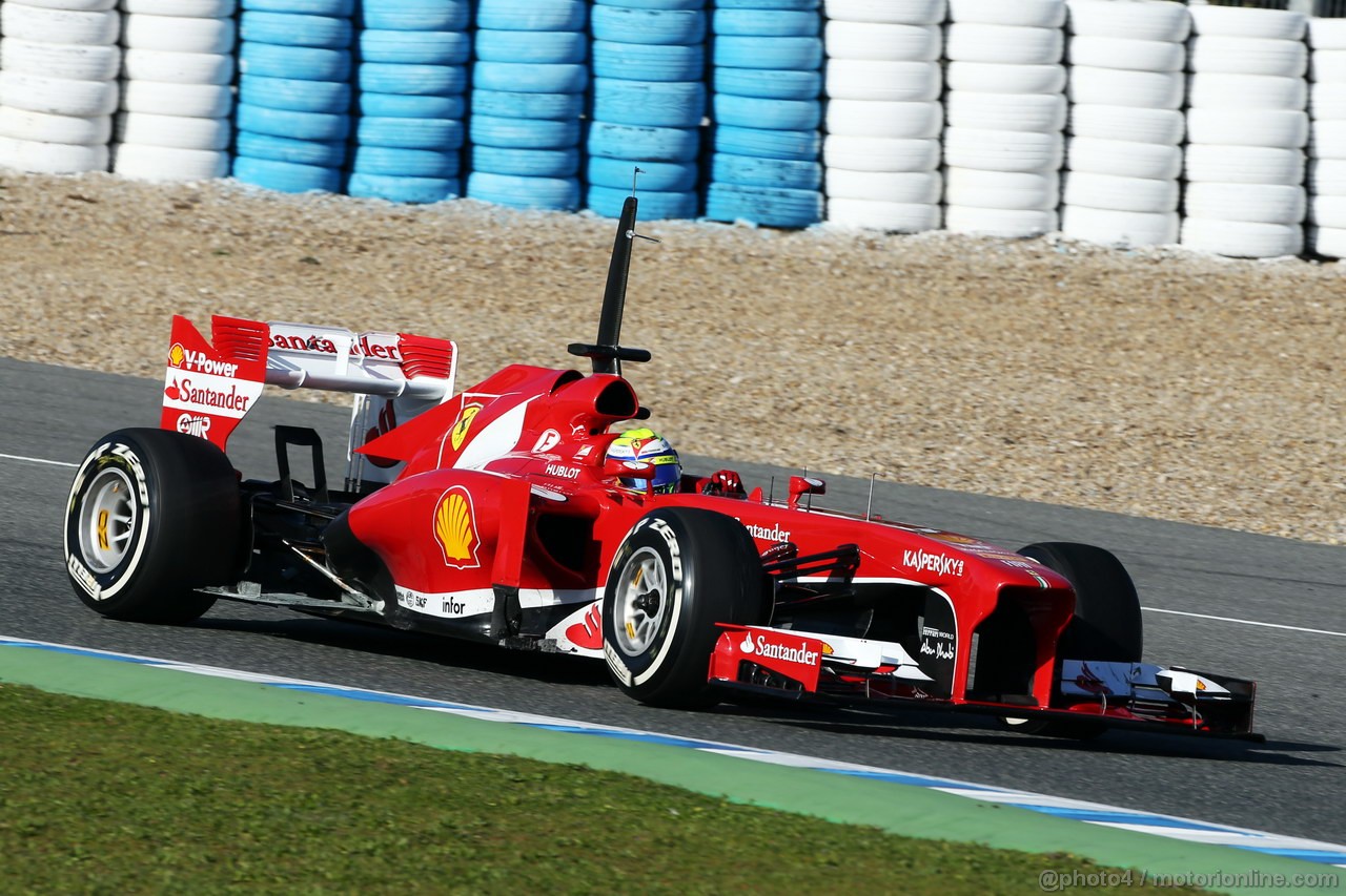 JEREZ TEST FEBBRAIO 2013, Felipe Massa (BRA) Ferrari F138.
06.02.2013. 