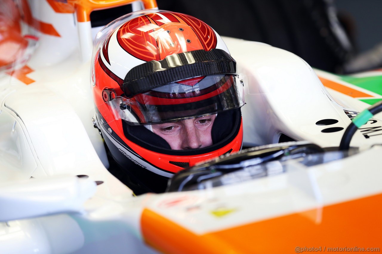 JEREZ TEST FEBBRAIO 2013, James Rossiter (GBR) Sahara Force India F1 VJM06 Simulator Driver.
06.02.2013. 
