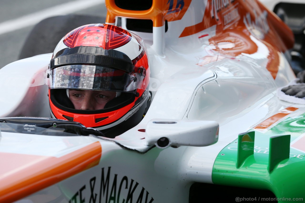 JEREZ TEST FEBBRAIO 2013, James Rossiter (GBR) Sahara Force India F1 VJM06 Simulator Driver.
06.02.2013. 