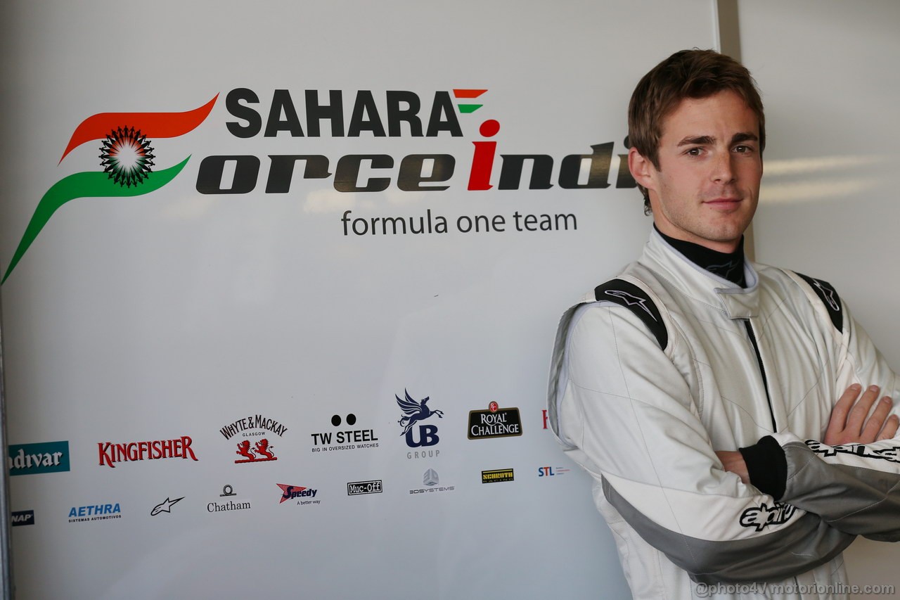 JEREZ TEST FEBBRAIO 2013, James Rossiter (GBR) Sahara Force India F1 Simulator Driver.
06.02.2013. 