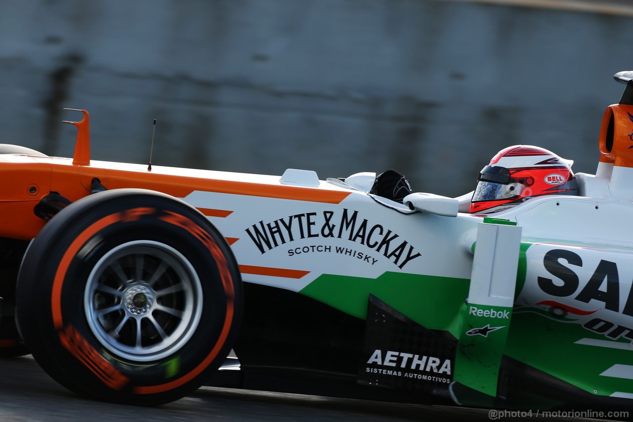JEREZ TEST FEBBRAIO 2013, James Rossiter (GBR) Sahara Force India F1 VJM06 Simulator Driver.
06.02.2013. 