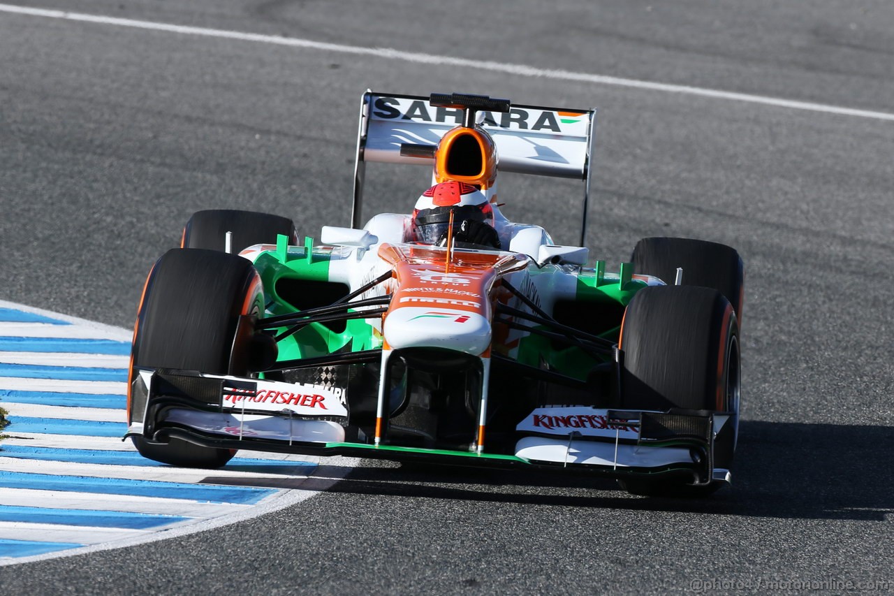 JEREZ TEST FEBBRAIO 2013, James Rossiter (GBR) Sahara Force India F1 VJM06 Simulator Driver.
06.02.2013. 