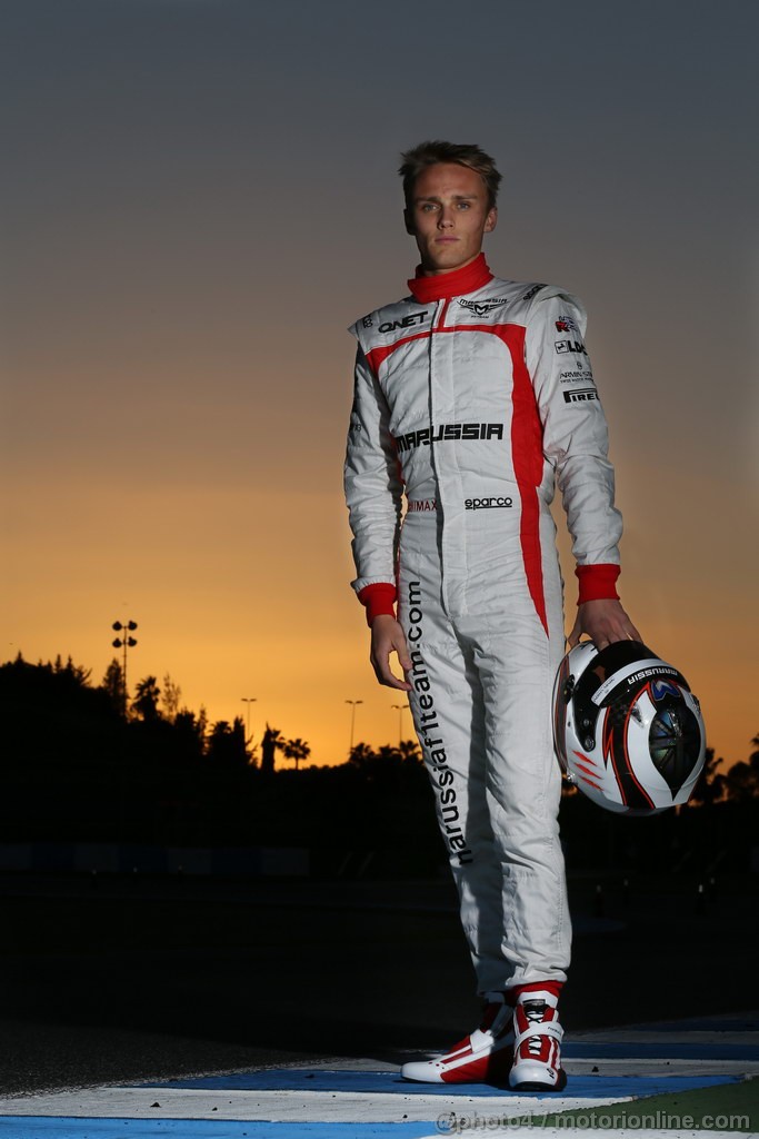 JEREZ TEST FEBBRAIO 2013, Max Chilton (GBR) Marussia F1 Team.
06.02.2013. 