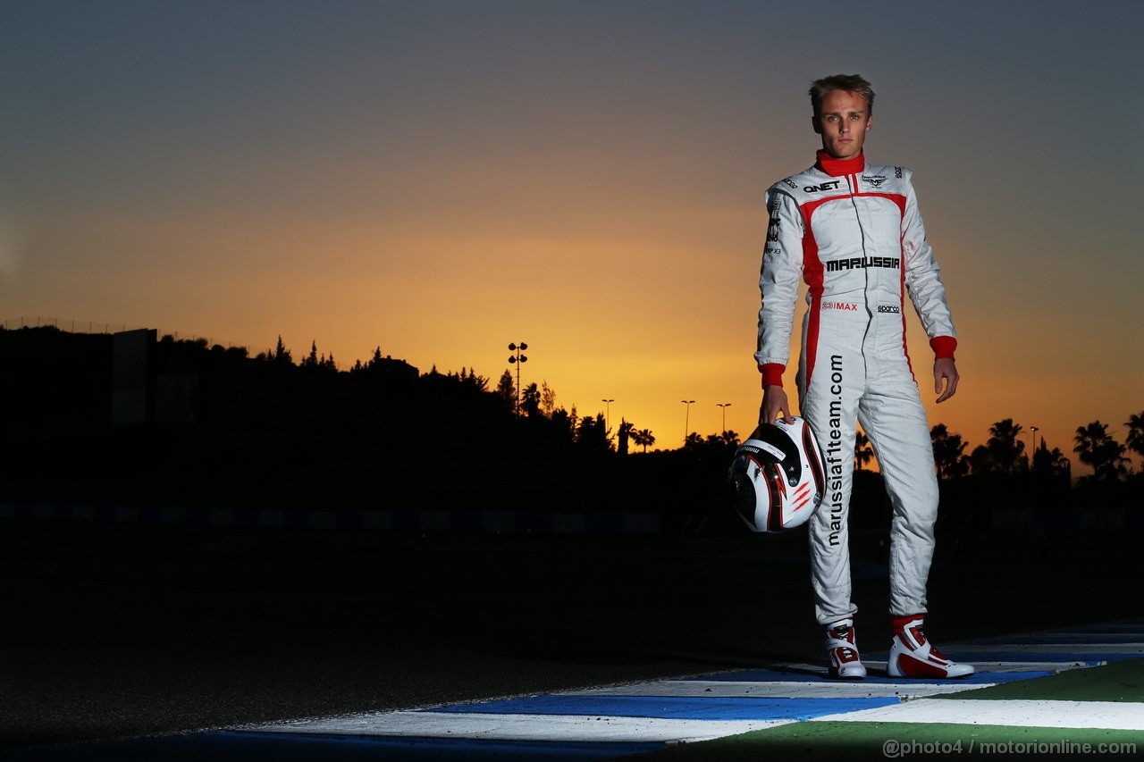 JEREZ TEST FEBBRAIO 2013, Max Chilton (GBR) Marussia F1 Team.
06.02.2013. 