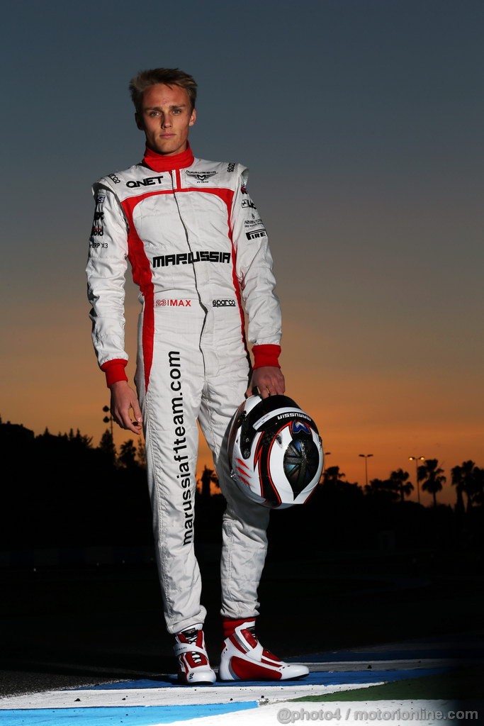 JEREZ TEST FEBBRAIO 2013, Max Chilton (GBR) Marussia F1 Team.
06.02.2013. 