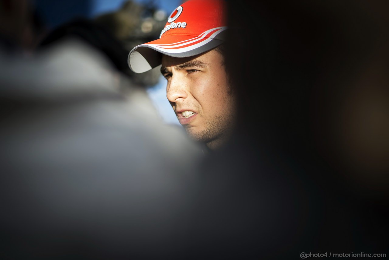 JEREZ TEST FEBBRAIO 2013, Sergio Perez (MEX) McLaren.
06.02.2013. 