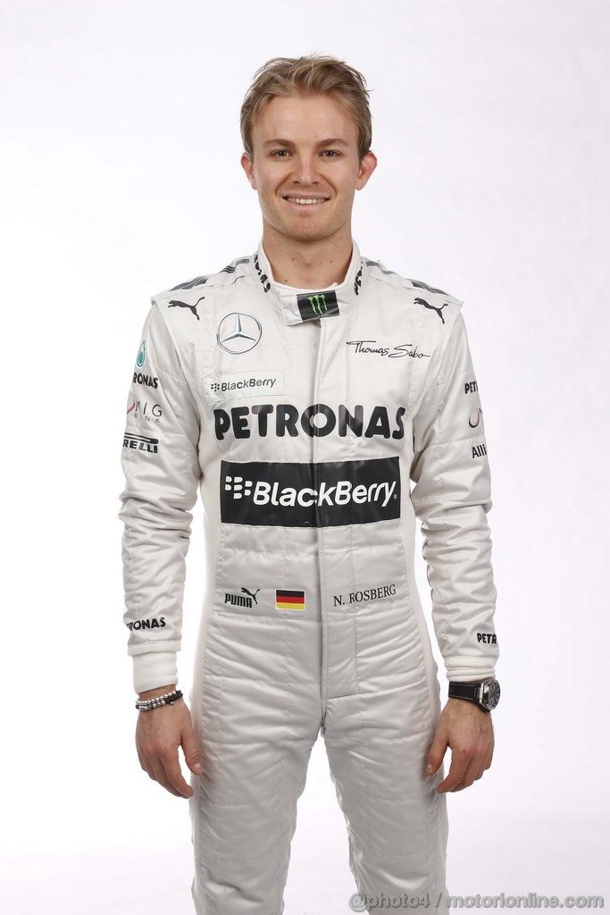 JEREZ TEST FEBBRAIO 2013, Nico Rosberg (GER) Mercedes AMG F1.
06.02.2013. 
 Mercedes AMG F1 editorial copyright free. Images must be credited to: Mercedes AMG F1
