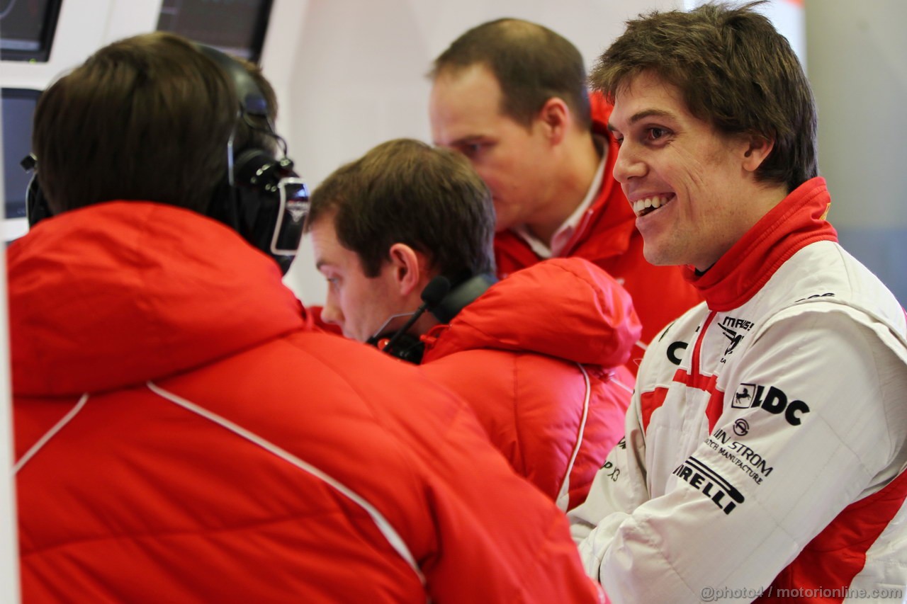 JEREZ TEST FEBBRAIO 2013, Luiz Razia (BRA) Marussia F1 Team.
08.02.2013. 