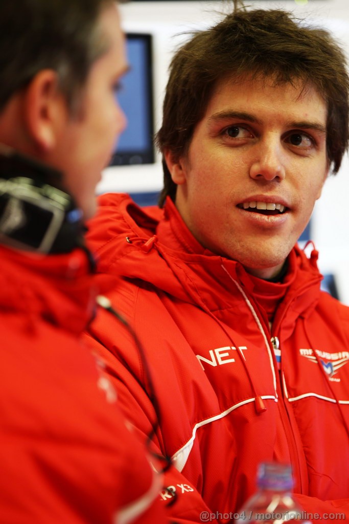 JEREZ TEST FEBBRAIO 2013, Luiz Razia (BRA) Marussia F1 Team.
08.02.2013. 