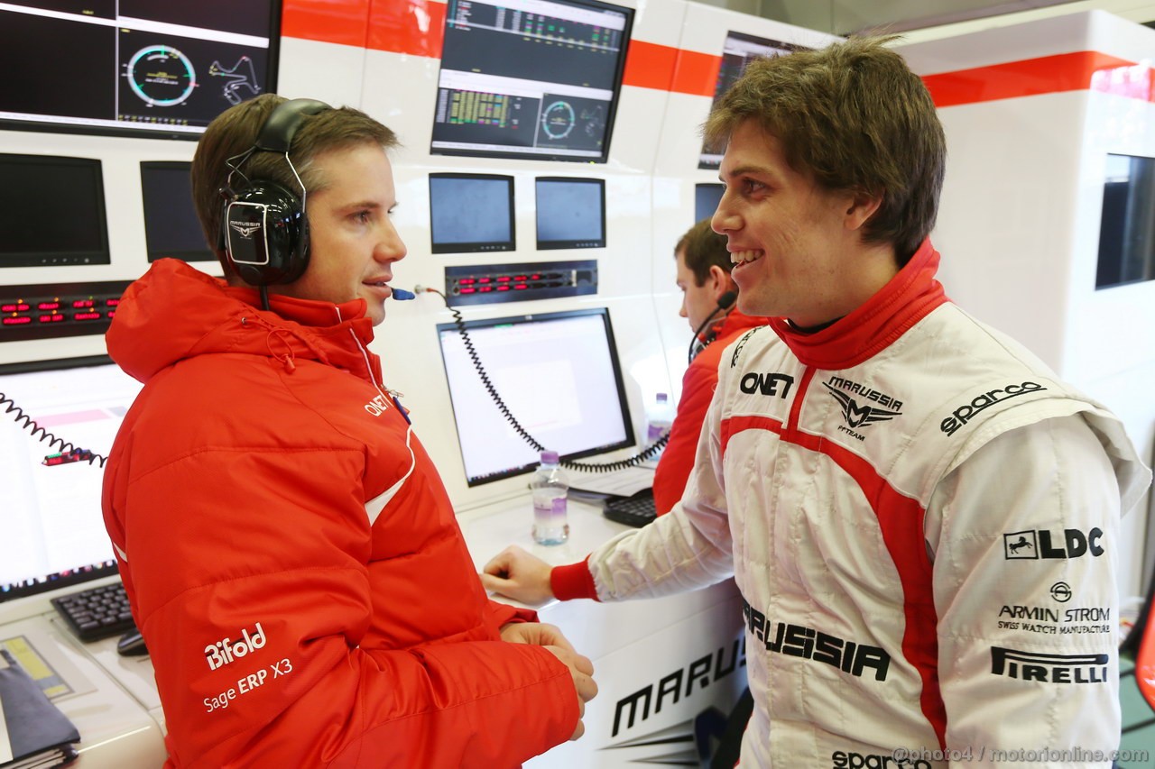 JEREZ TEST FEBBRAIO 2013, Luiz Razia (BRA) Marussia F1 Team.
08.02.2013. 