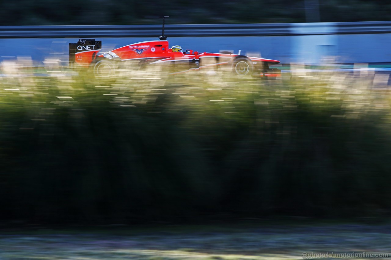 JEREZ TEST FEBBRAIO 2013, Luiz Razia (BRA) Marussia F1 Team MR02.
08.02.2013. 