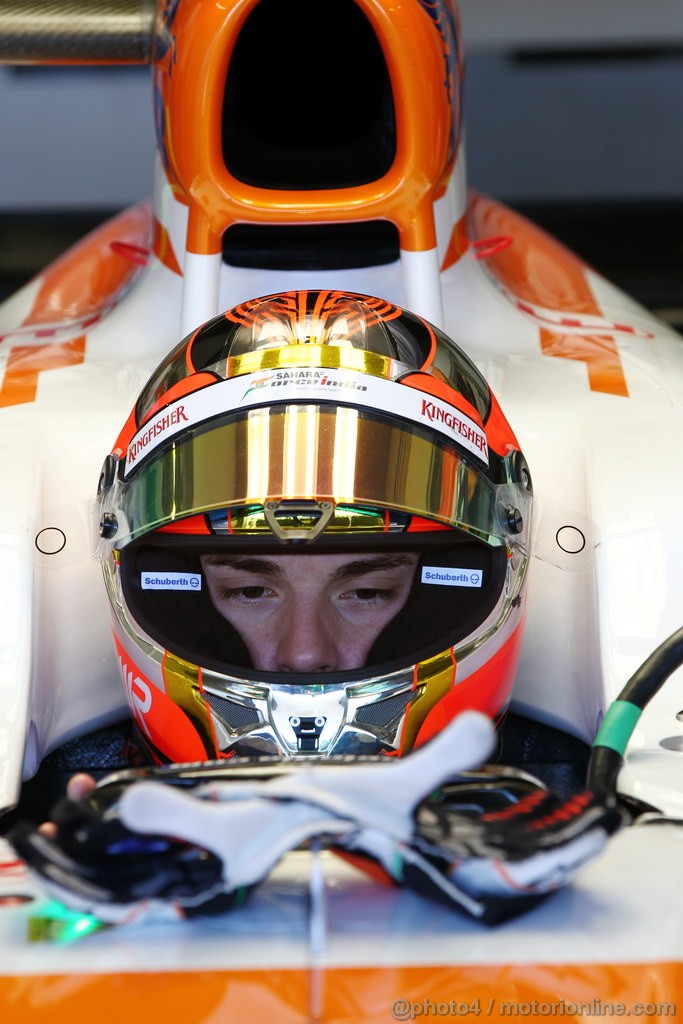 JEREZ TEST FEBBRAIO 2013, Jules Bianchi (FRA) Sahara Force India F1 Team VJM06.
08.02.2013. 