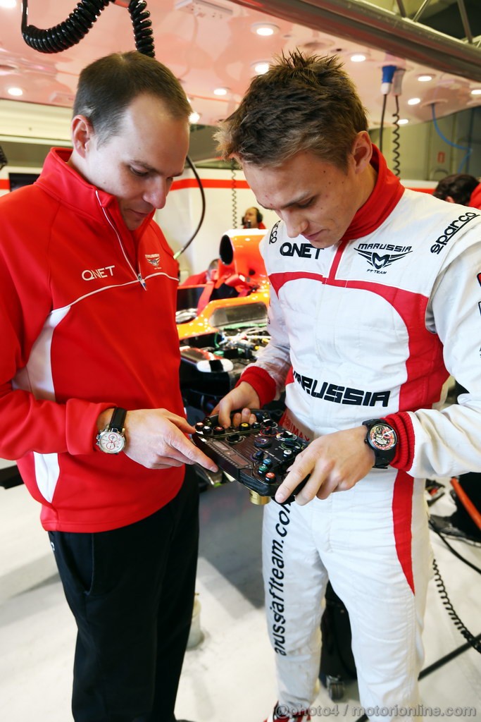 JEREZ TEST FEBBRAIO 2013, Max Chilton (GBR) Marussia F1 Team.
08.02.2013. 