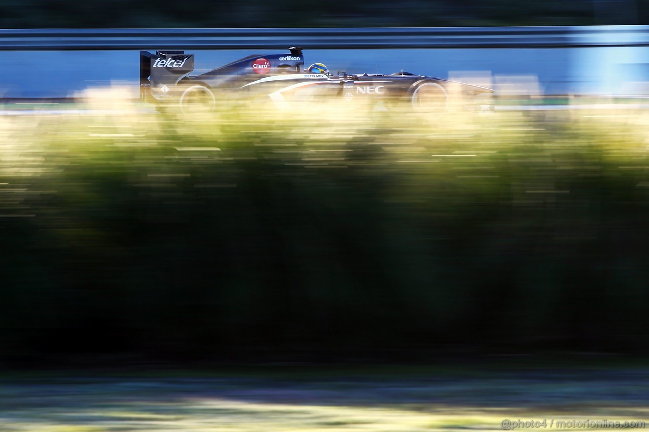 JEREZ TEST FEBBRAIO 2013, Esteban Gutierrez (MEX) Sauber C32.
08.02.2013. 