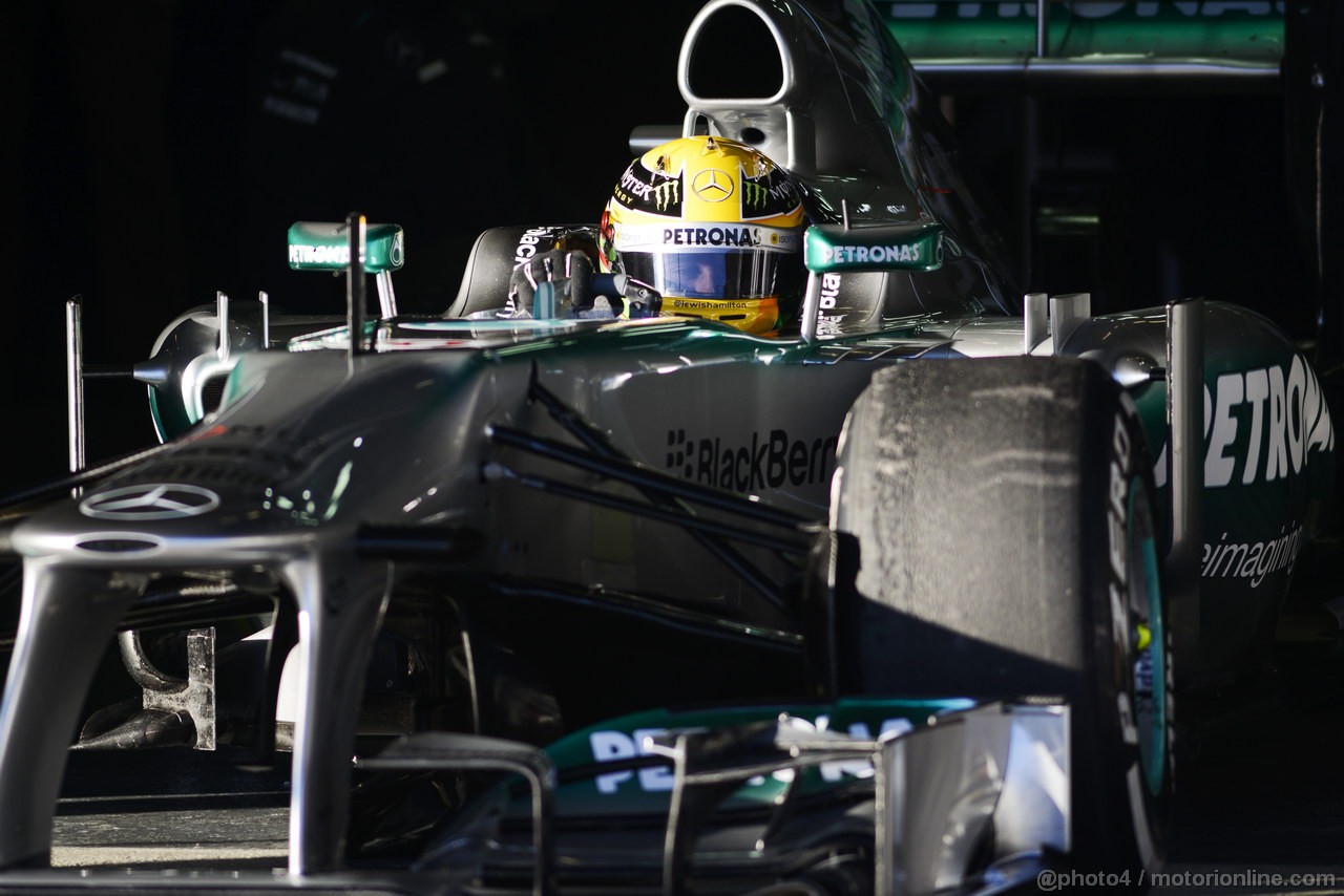 JEREZ TEST FEBBRAIO 2013, Lewis Hamilton (GBR) Mercedes AMG F1 W04.
08.02.2013. 