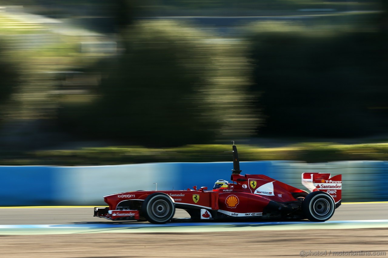 JEREZ TEST FEBBRAIO 2013, Pedro De La Rosa (ESP) Ferrari F138 Development Driver.
08.02.2013. 