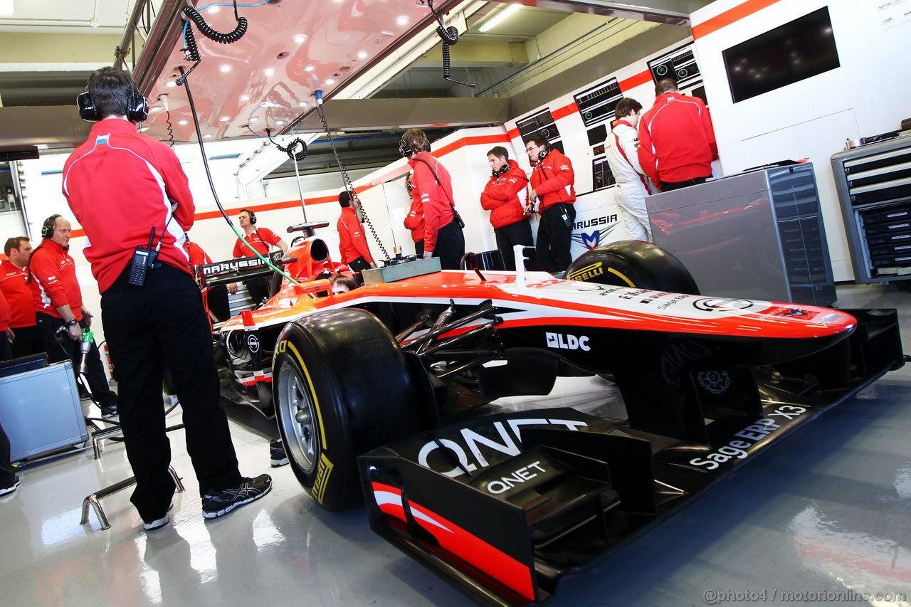 JEREZ TEST FEBBRAIO 2013, Marussia F1 Team MR02.
08.02.2013. 