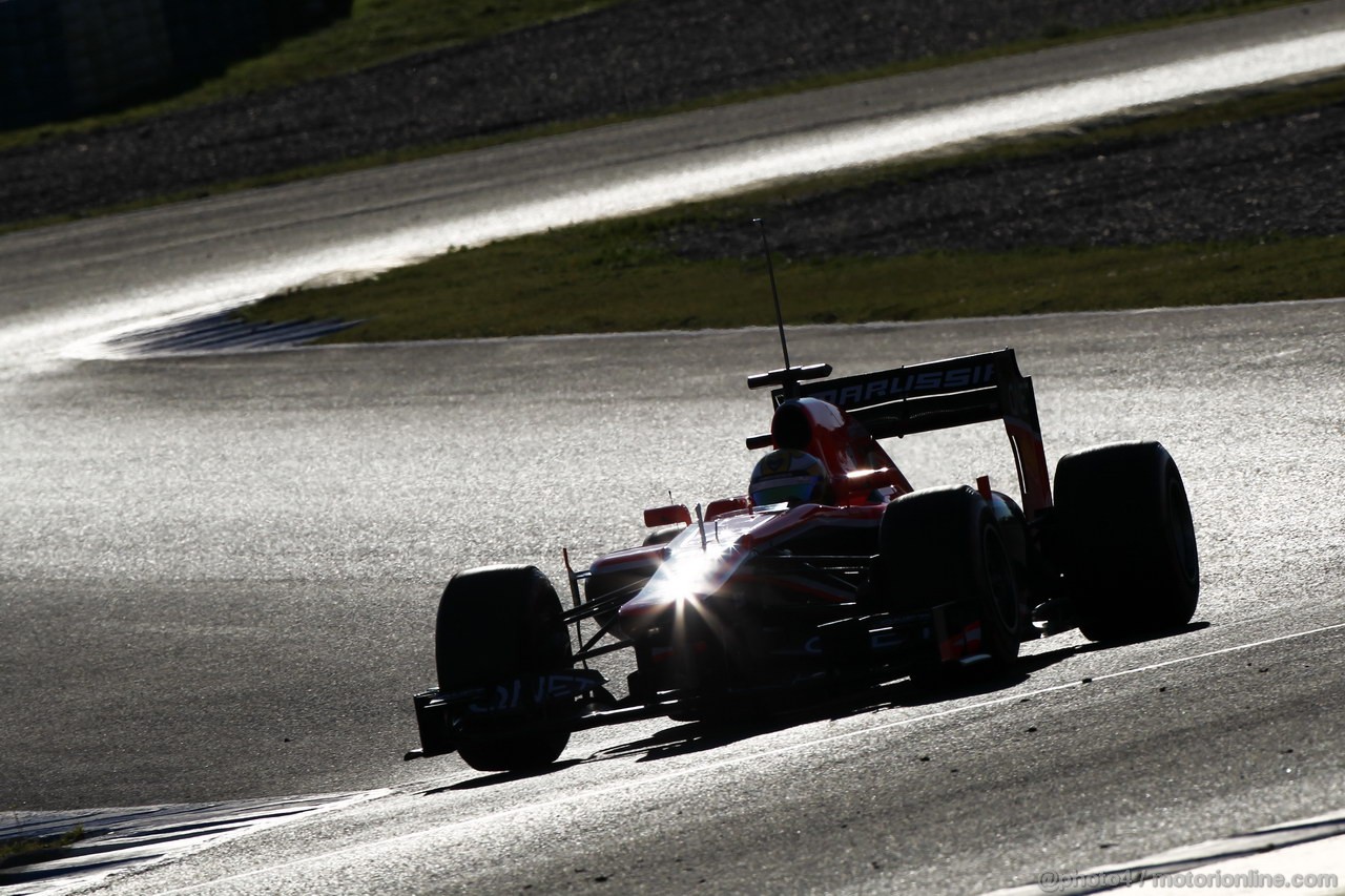 JEREZ TEST FEBBRAIO 2013, Luiz Razia (BRA) Marussia F1 Team MR02.
08.02.2013. 