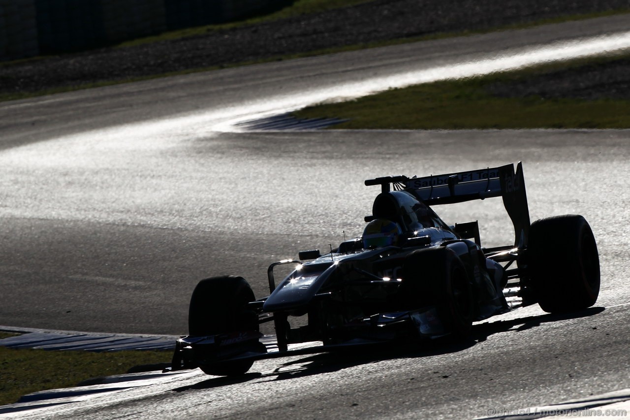 JEREZ TEST FEBBRAIO 2013, Esteban Gutierrez (MEX) Sauber C32.
08.02.2013. 