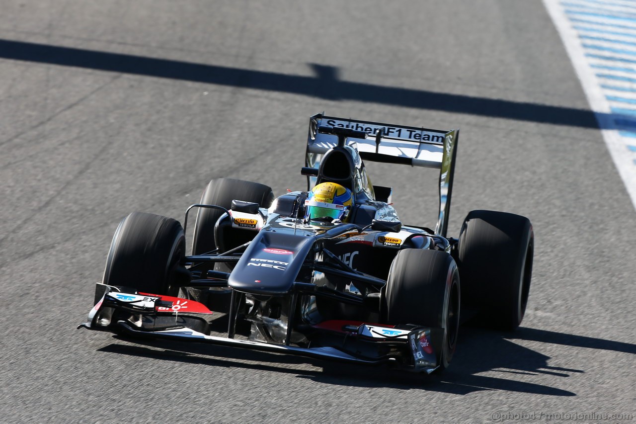 JEREZ TEST FEBBRAIO 2013, Esteban Gutierrez (MEX) Sauber C32.
08.02.2013. 