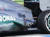 JEREZ TEST FEBBRAIO 2013, Mercedes AMG F1 W04 exhaust e rear suspension.

