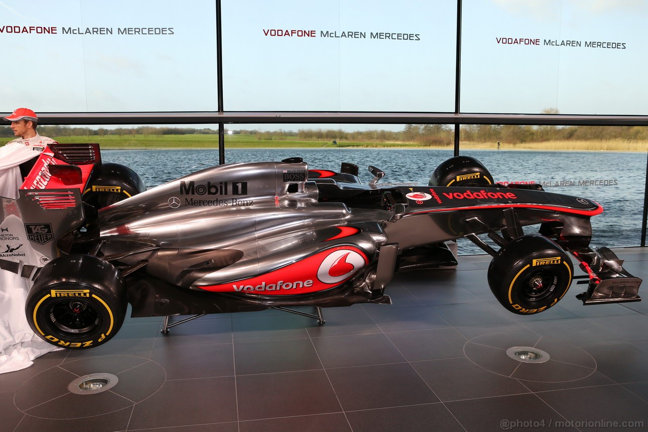 MCLAREN MP4-28, The new McLaren MP4-28 is unveiled.
31.01.2013. McLaren MP4-28 Launch, McLaren Technology Centre, Woking, England.
