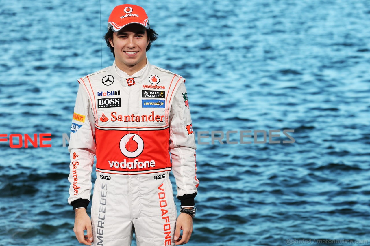 MCLAREN MP4-28, Sergio Perez (MEX) McLaren.
31.01.2013. McLaren MP4-28 Launch, McLaren Technology Centre, Woking, England.
